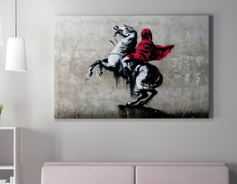 Wallity Lienzo Decorativo Banksy WY02 (70 x 100 cm)